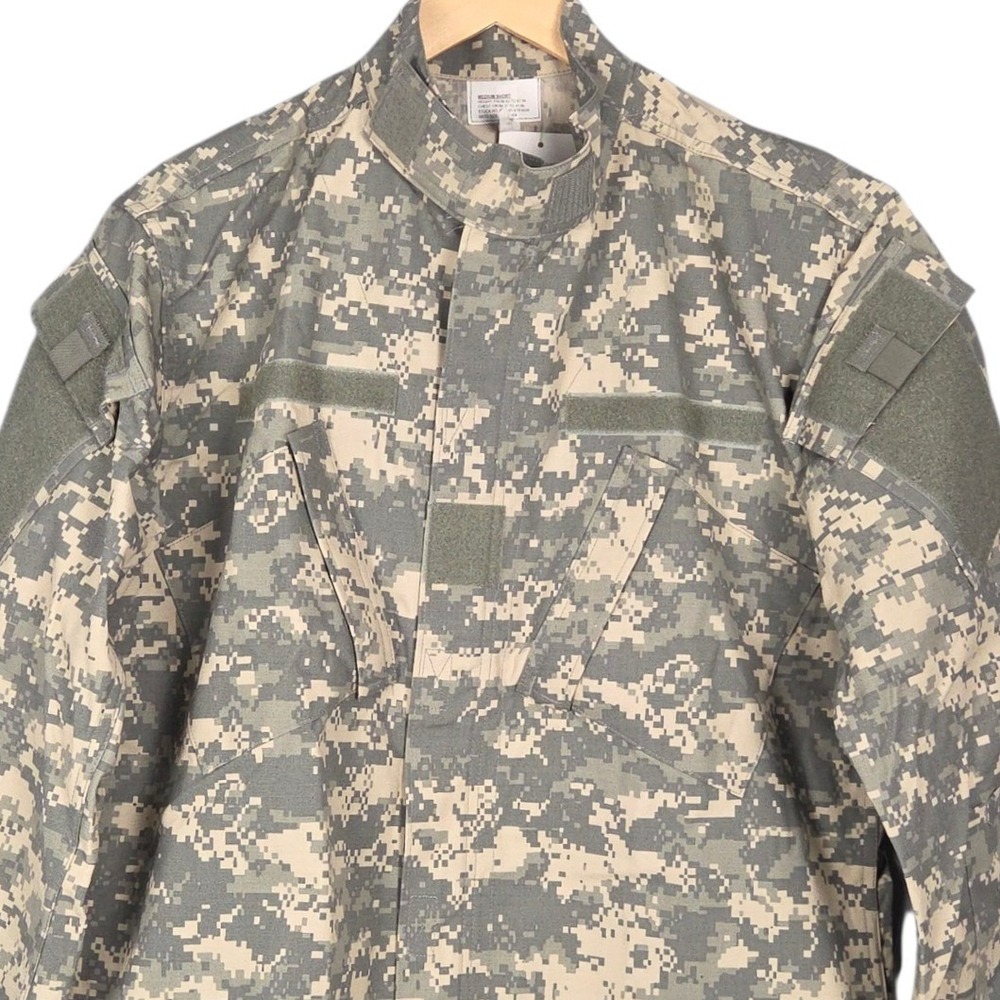 TRU-SPEC ACU Shirt Mens Medium Green Camo Tactical Hunting Shooting Ripstop NEW